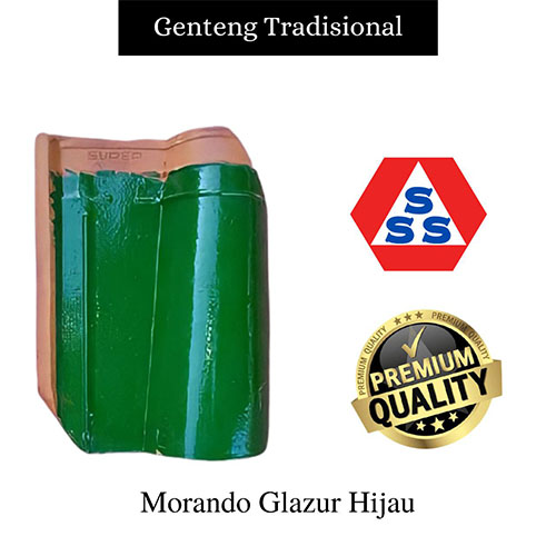 produk - Genteng Tradisional - Morando Glazur hijau produk - Genteng Tradisional - Morando Glazur hijau